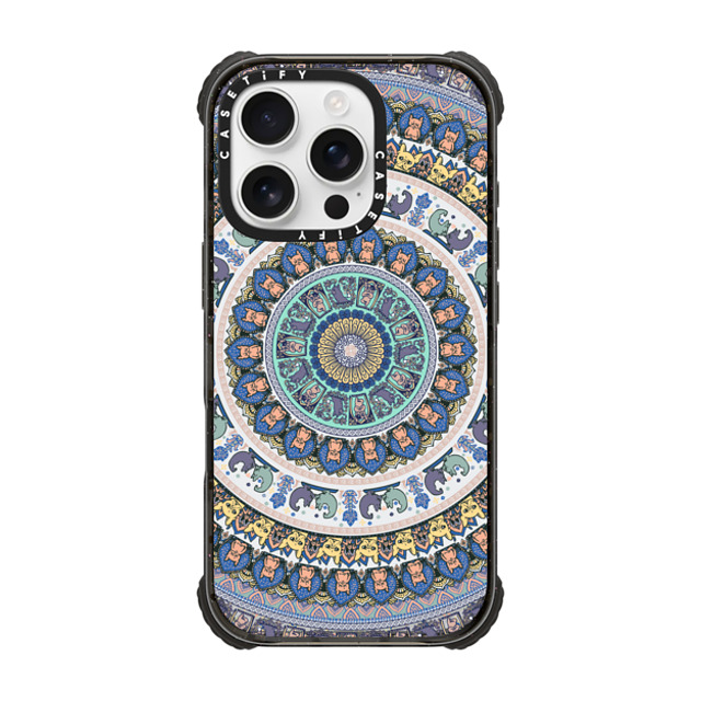 Huebucket x CASETiFY iPhone 16 Pro Case Black ウルトラ インパクトケース MagSafe 対応 Frenchie Yoga Medallion Huebucket x CASETiFY iPhone 16 Pro Case Black ウルトラ インパクトケース MagSafe 対応 Frenchie Yoga Medallion