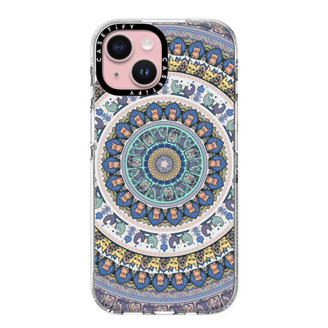 Huebucket x CASETiFY iPhone 15 Case Clear Clear Case MagSafe Compatible Frenchie Yoga Medallion Father's Day Huebucket x CASETiFY iPhone 15 Case Clear Clear Case MagSafe Compatible Frenchie Yoga Medallion Father's Day
