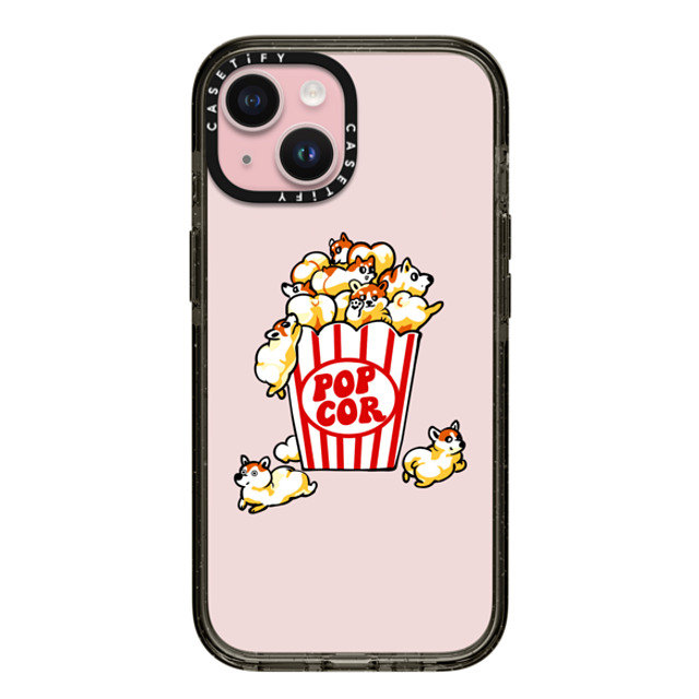 Huebucket x CASETiFY iPhone 15 Case Dog,Animal Black インパクトケース Pop Corgi Mother's Day Huebucket x CASETiFY iPhone 15 Case Dog,Animal Black インパクトケース Pop Corgi Mother's Day