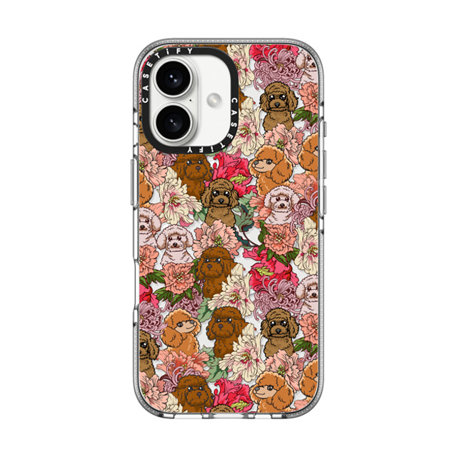 Huebucket x CASETiFY iPhone 16 ケース Dog クリア クリア ケース MagSafe対応 Because Poodle Father's Day Huebucket x CASETiFY iPhone 16 ケース Dog クリア クリア ケース MagSafe対応 Because Poodle Father's Day