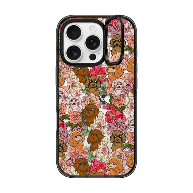 Huebucket x CASETiFY iPhone 16 Pro Case Dog Black インパクトリングスタンドケース MagSafe対応 Because Poodle Mother's Day Huebucket x CASETiFY iPhone 16 Pro Case Dog Black インパクトリングスタンドケース MagSafe対応 Because Poodle Mother's Day