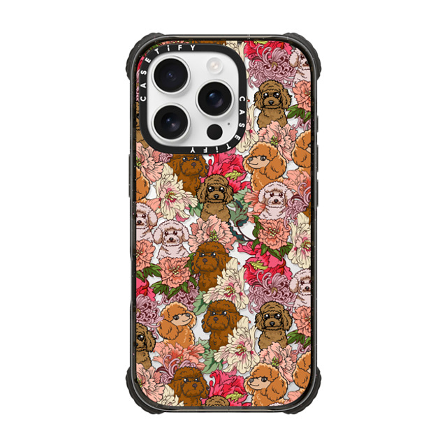 Huebucket x CASETiFY iPhone 16 Pro Case Dog Black ウルトラ インパクトケース MagSafe 対応 Because Poodle Father's Day Huebucket x CASETiFY iPhone 16 Pro Case Dog Black ウルトラ インパクトケース MagSafe 対応 Because Poodle Father's Day