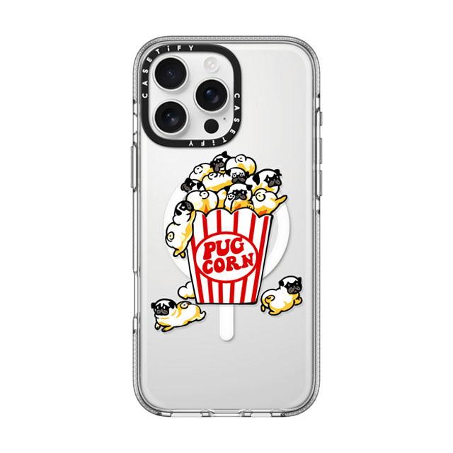Huebucket x CASETiFY iPhone 16 Pro Max ケース Dog,Animal クリア クリア ケース MagSafe対応 Pug Corn Back to School Huebucket x CASETiFY iPhone 16 Pro Max ケース Dog,Animal クリア クリア ケース MagSafe対応 Pug Corn Back to School