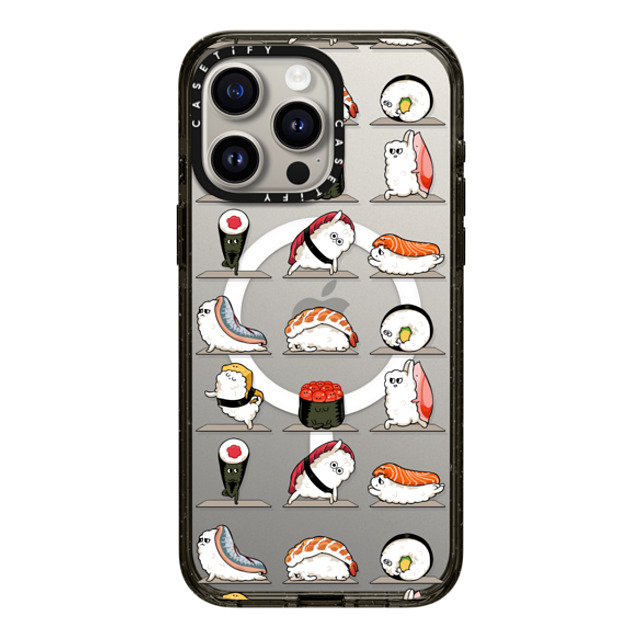 Huebucket x CASETiFY iPhone 15 Pro Max ケース ブラック インパクトケース MagSafe対応 Sushi Yoga Mother's Day Huebucket x CASETiFY iPhone 15 Pro Max ケース ブラック インパクトケース MagSafe対応 Sushi Yoga Mother's Day