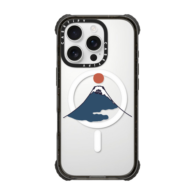 Huebucket x CASETiFY iPhone 16 Pro Case Black ウルトラ インパクトケース MagSafe 対応 Abstract Mount Fuji Pug Huebucket x CASETiFY iPhone 16 Pro Case Black ウルトラ インパクトケース MagSafe 対応 Abstract Mount Fuji Pug