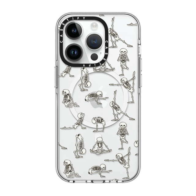 Huebucket x CASETiFY iPhone 14 Pro ケース クリア クリア ケース MagSafe対応 Skeleton Yoga