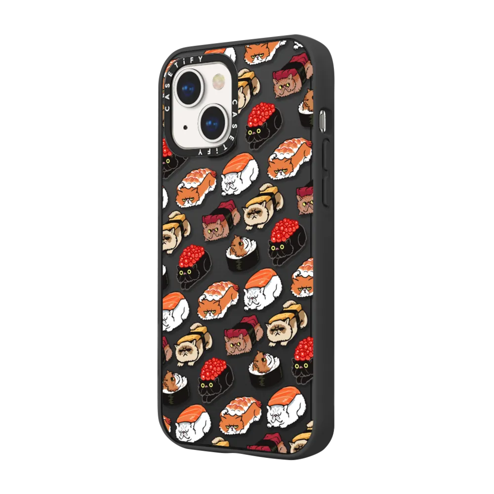 Impact iPhone 13 Case MagSafe Compatible - Sushi Persian Cat