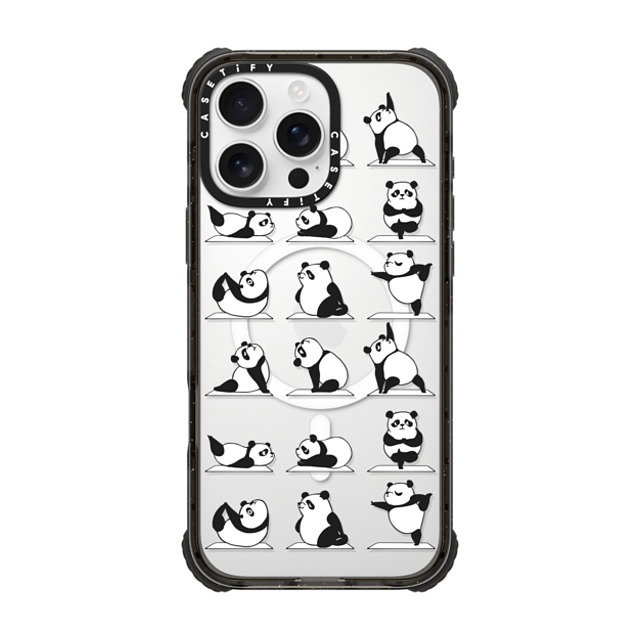 Huebucket x CASETiFY iPhone 16 Pro Max Case Animal,Cartoon ブラック ウルトラ インパクトケース MagSafe 対応 Panda Yoga New iPhone Huebucket x CASETiFY iPhone 16 Pro Max Case Animal,Cartoon ブラック ウルトラ インパクトケース MagSafe 対応 Panda Yoga New iPhone