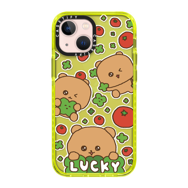 Gosimperson x CASETiFY iPhone 13 Mini Case ネオン イエロー インパクトケース LUCKY TOMATO Mother's Day Gosimperson x CASETiFY iPhone 13 Mini Case ネオン イエロー インパクトケース LUCKY TOMATO Mother's Day