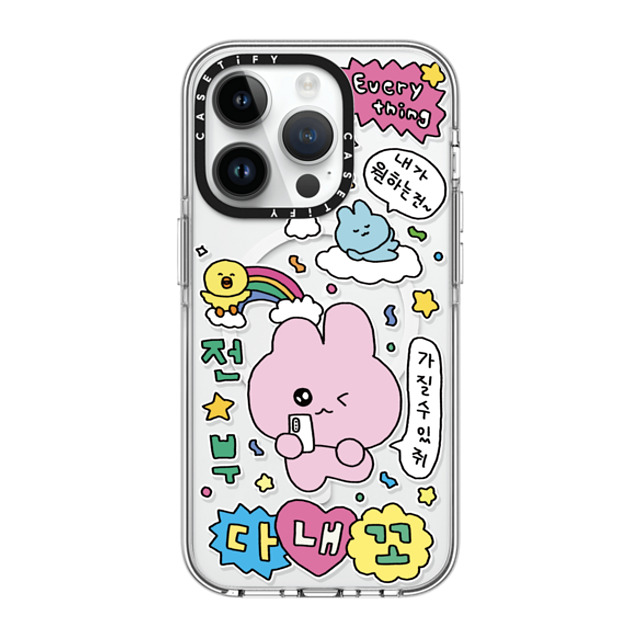 Gosimperson x CASETiFY iPhone 14 Pro ケース クリア クリア ケース MagSafe対応 Gosimperson's Galaxy