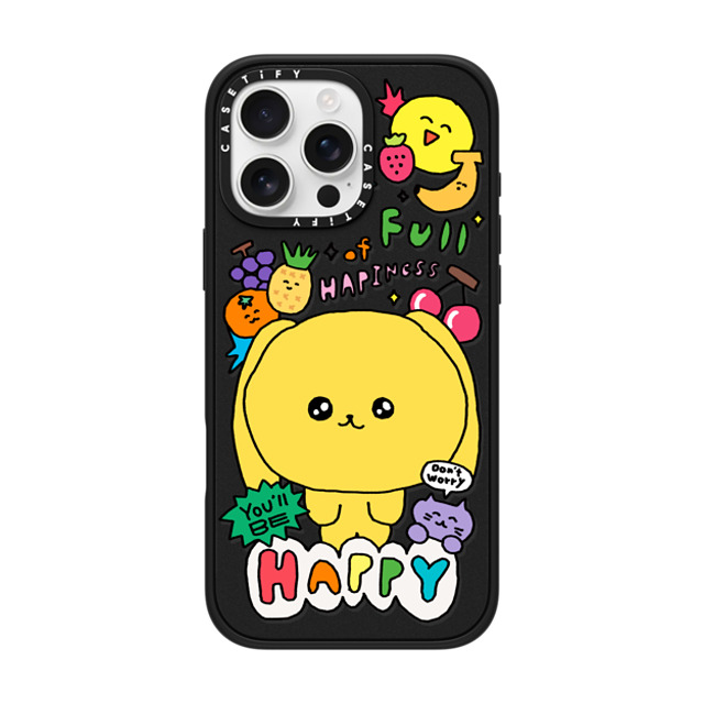 Gosimperson x CASETiFY iPhone 16 Pro Max ケース Bunny,Cartoon マットブラック インパクトケース MagSafe対応 You'll be happy~ Father's Day Gosimperson x CASETiFY iPhone 16 Pro Max ケース Bunny,Cartoon マットブラック インパクトケース MagSafe対応 You'll be happy~ Father's Day