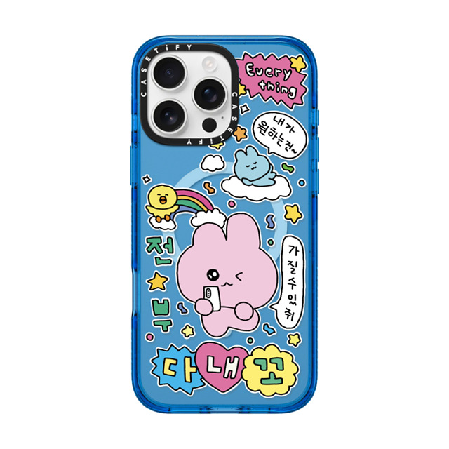 Gosimperson x CASETiFY iPhone 16 Pro Max ケース スカイブルー インパクトケース MagSafe対応 Gosimperson's Galaxy