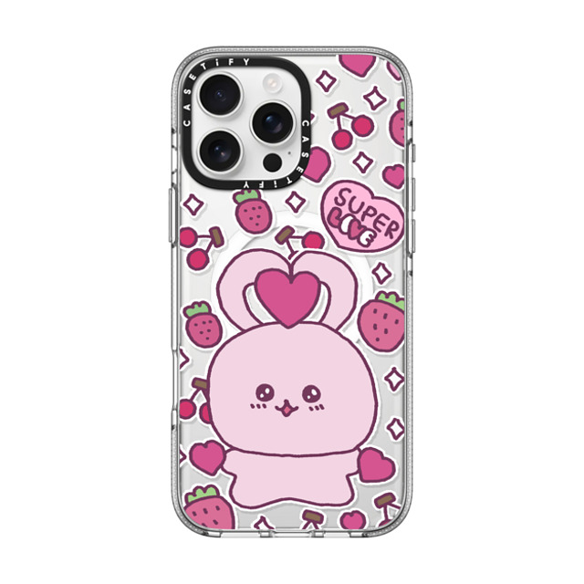 Gosimperson x CASETiFY iPhone 16 Pro Max ケース クリア クリア ケース MagSafe対応 SUPER LOVE