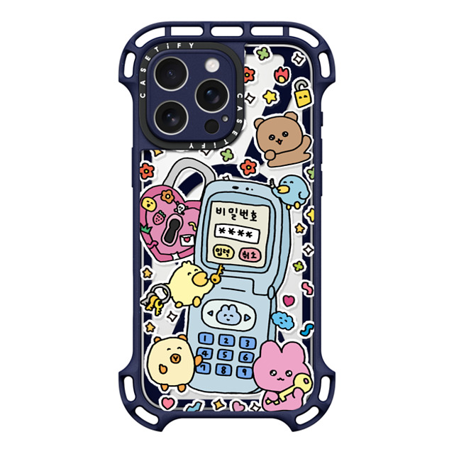 Gosimperson x CASETiFY iPhone 16 Pro Max Case インディゴ ウルトラ バウンスケース MagSafe対応 SECRET UNLUCKED Gosimperson x CASETiFY iPhone 16 Pro Max Case インディゴ ウルトラ バウンスケース MagSafe対応 SECRET UNLUCKED