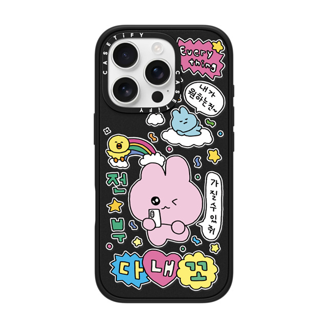 Gosimperson x CASETiFY iPhone 16 Pro ケース マットブラック インパクトケース MagSafe対応 Gosimperson's Galaxy