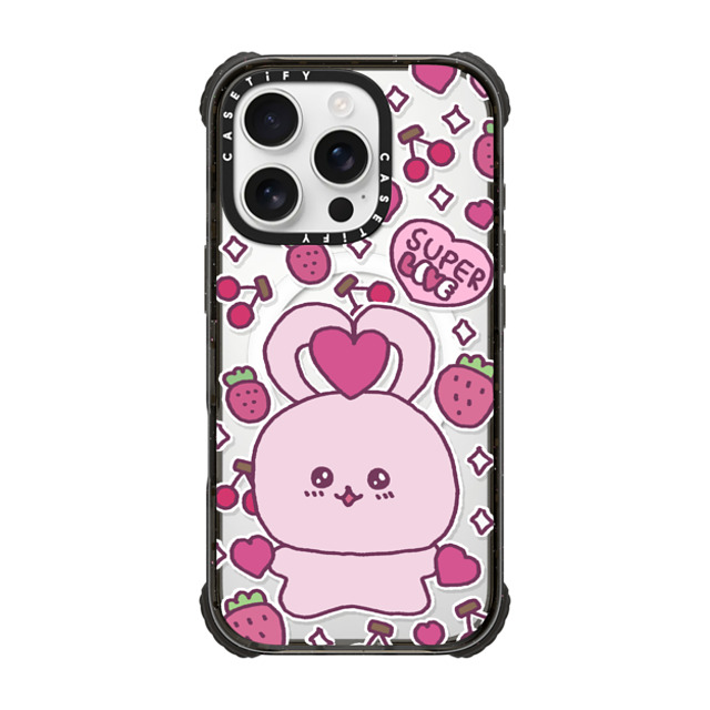 Gosimperson x CASETiFY iPhone 16 Pro Case Black ウルトラ インパクトケース MagSafe 対応 SUPER LOVE Mother's Day Gosimperson x CASETiFY iPhone 16 Pro Case Black ウルトラ インパクトケース MagSafe 対応 SUPER LOVE Mother's Day