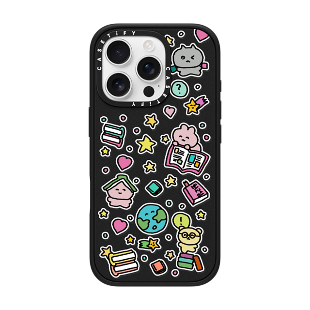 Gosimperson x CASETiFY iPhone 16 Pro ケース マットブラック インパクトケース MagSafe対応 DREAMING WORLD OF BOOKS Father's Day Gosimperson x CASETiFY iPhone 16 Pro ケース マットブラック インパクトケース MagSafe対応 DREAMING WORLD OF BOOKS Father's Day