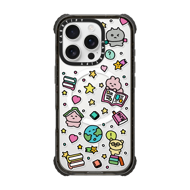 Gosimperson x CASETiFY iPhone 16 Pro ケース ブラック ウルトラ インパクトケース MagSafe 対応 DREAMING WORLD OF BOOKS Back to School Gosimperson x CASETiFY iPhone 16 Pro ケース ブラック ウルトラ インパクトケース MagSafe 対応 DREAMING WORLD OF BOOKS Back to School
