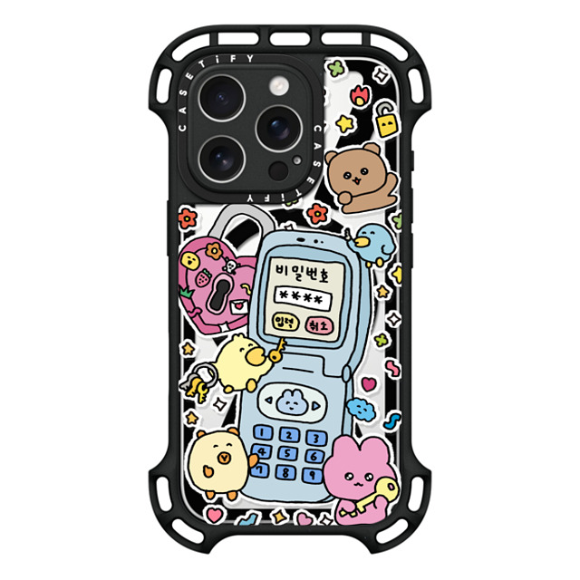 Gosimperson x CASETiFY iPhone 16 Pro Case Black ウルトラ バウンスケース MagSafe対応 SECRET UNLUCKED Gosimperson x CASETiFY iPhone 16 Pro Case Black ウルトラ バウンスケース MagSafe対応 SECRET UNLUCKED