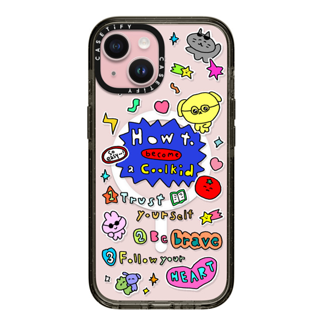 Gosimperson x CASETiFY iPhone 15 Case Cartoon,Quote Black Impact Case MagSafe Compatible HOW TO BE A COOL KID Mother's Day Gosimperson x CASETiFY iPhone 15 Case Cartoon,Quote Black Impact Case MagSafe Compatible HOW TO BE A COOL KID Mother's Day