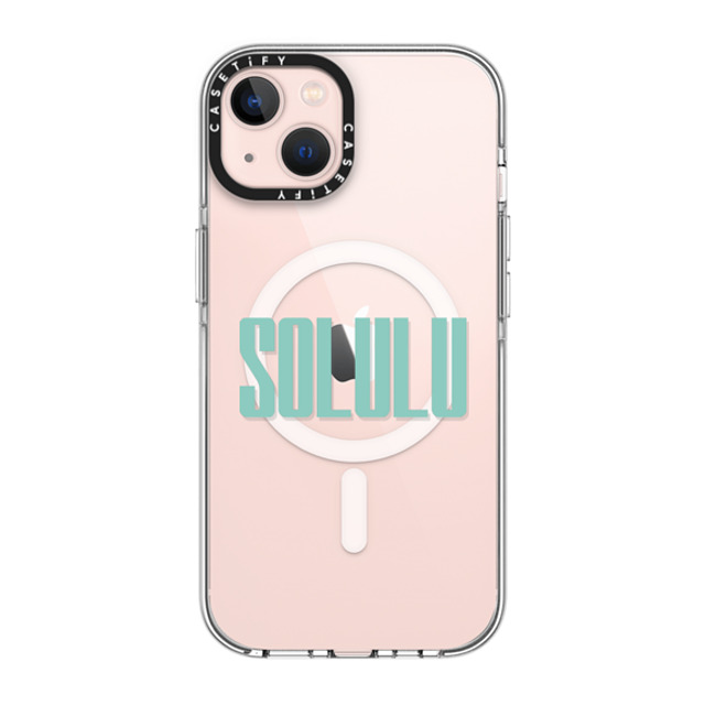 CASETiFY iPhone 13 ケース クリア クリア ケース MagSafe対応 Custom Case - solulu CASETiFY iPhone 13 ケース クリア クリア ケース MagSafe対応 Custom Case - solulu
