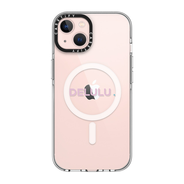 CASETiFY iPhone 13 ケース クリア クリア ケース MagSafe対応 Custom Case - delulu. CASETiFY iPhone 13 ケース クリア クリア ケース MagSafe対応 Custom Case - delulu.