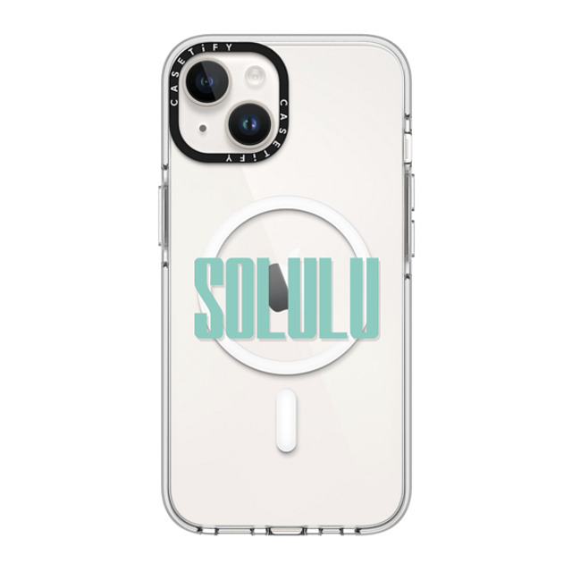 CASETiFY iPhone 14 Case Clear Clear Case MagSafe Compatible Custom Case - solulu CASETiFY iPhone 14 Case Clear Clear Case MagSafe Compatible Custom Case - solulu