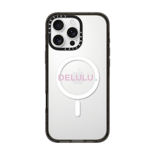 CASETiFY iPhone 16 Pro Max Case Black Impact Case MagSafe Compatible Custom Case - delulu. CASETiFY iPhone 16 Pro Max Case Black Impact Case MagSafe Compatible Custom Case - delulu.