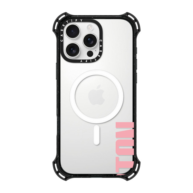 CASETiFY iPhone 16 Pro Max Case Black バウンスケース Custom Case - passion CASETiFY iPhone 16 Pro Max Case Black バウンスケース Custom Case - passion