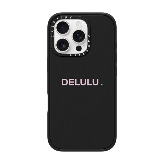 CASETiFY iPhone 16 Pro Case Matte Black Impact Case Custom Case - delulu. CASETiFY iPhone 16 Pro Case Matte Black Impact Case Custom Case - delulu.