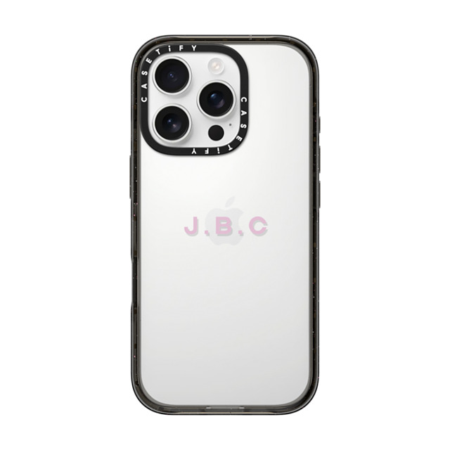 CASETiFY iPhone 16 Pro Case Black Impact Case Custom Case - j. B.C CASETiFY iPhone 16 Pro Case Black Impact Case Custom Case - j. B.C