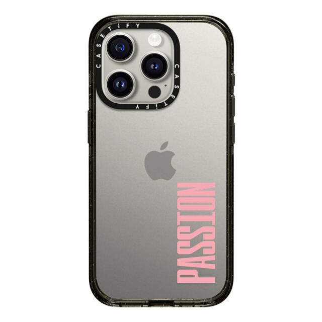 CASETiFY iPhone 15 Pro Case Black Impact Case Custom Case - passion CASETiFY iPhone 15 Pro Case Black Impact Case Custom Case - passion