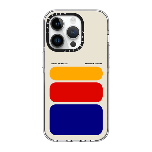Elliotisacoolguy x CASETiFY iPhone 14 Pro Case Clear Clear Case MagSafe Compatible Shapes - Elliot Ulm Elliotisacoolguy x CASETiFY iPhone 14 Pro Case Clear Clear Case MagSafe Compatible Shapes - Elliot Ulm