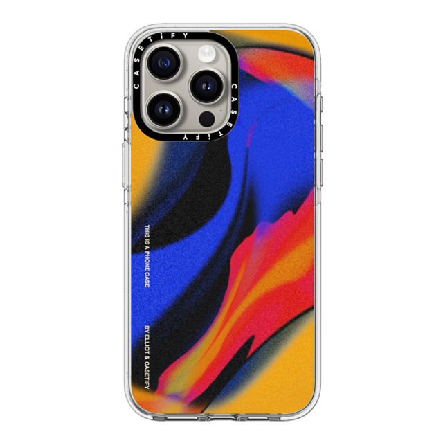 Elliotisacoolguy x CASETiFY iPhone 15 Pro Max ケース クリア クリア ケース MagSafe対応 Gradient Warp - Elliot Ulm