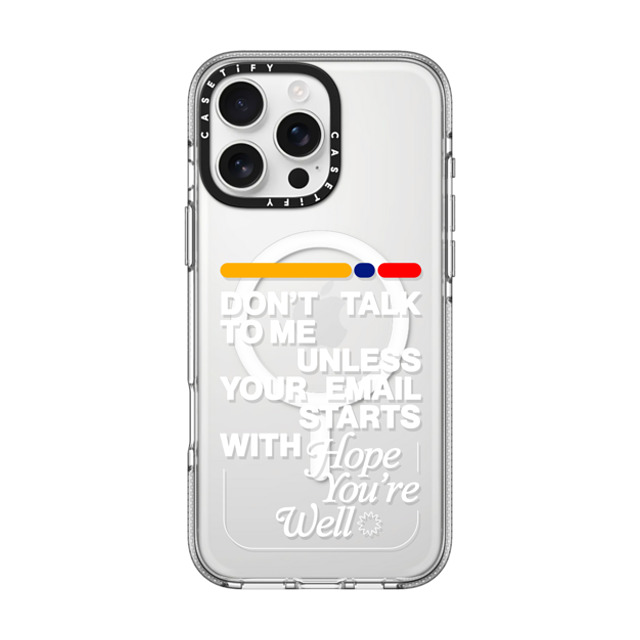 Elliotisacoolguy x CASETiFY iPhone 16 Pro Max ケース Sticker,Quote クリア クリア ケース MagSafe対応 HOPE YOU'RE WELL Father's Day Elliotisacoolguy x CASETiFY iPhone 16 Pro Max ケース Sticker,Quote クリア クリア ケース MagSafe対応 HOPE YOU'RE WELL Father's Day