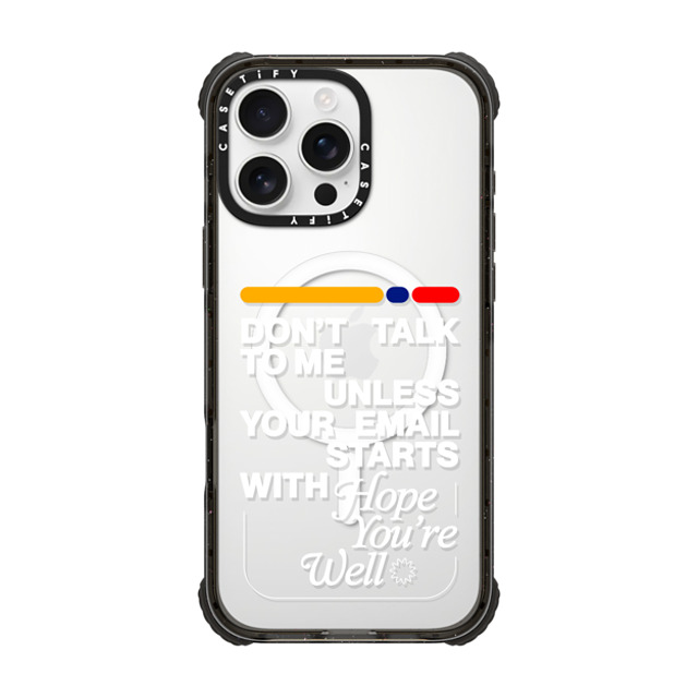 Elliotisacoolguy x CASETiFY iPhone 16 Pro Max Case Sticker,Quote Black ウルトラ インパクトケース MagSafe 対応 HOPE YOU'RE WELL Father's Day Elliotisacoolguy x CASETiFY iPhone 16 Pro Max Case Sticker,Quote Black ウルトラ インパクトケース MagSafe 対応 HOPE YOU'RE WELL Father's Day