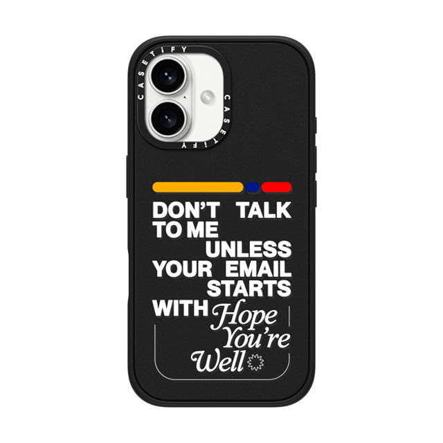 Elliotisacoolguy x CASETiFY iPhone 16 ケース Sticker,Quote マットブラック インパクトケース MagSafe対応 HOPE YOU'RE WELL Mother's Day Elliotisacoolguy x CASETiFY iPhone 16 ケース Sticker,Quote マットブラック インパクトケース MagSafe対応 HOPE YOU'RE WELL Mother's Day