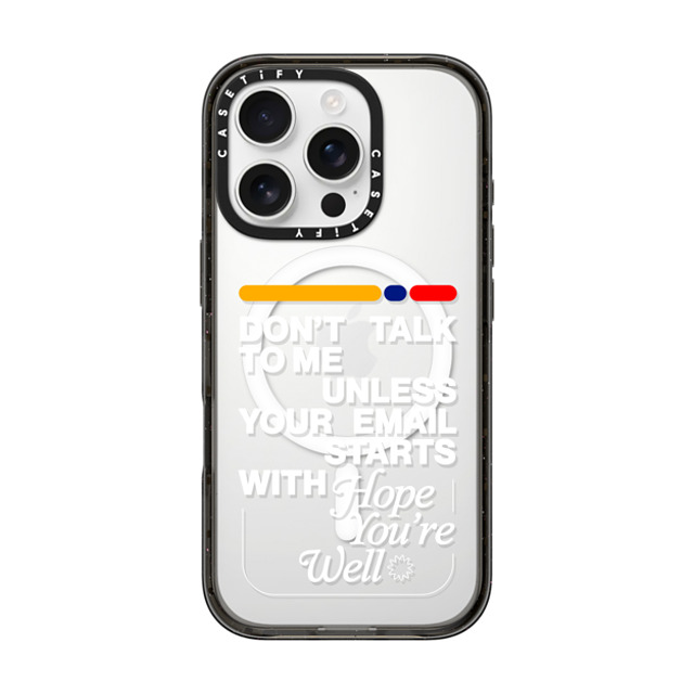 Elliotisacoolguy x CASETiFY iPhone 16 Pro ケース Sticker,Quote ブラック インパクトケース MagSafe対応 HOPE YOU'RE WELL Mother's Day Elliotisacoolguy x CASETiFY iPhone 16 Pro ケース Sticker,Quote ブラック インパクトケース MagSafe対応 HOPE YOU'RE WELL Mother's Day