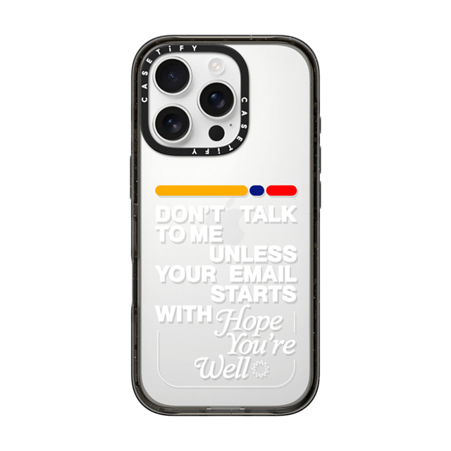 Elliotisacoolguy x CASETiFY iPhone 16 Pro ケース Sticker,Quote ブラック インパクトケース HOPE YOU'RE WELL Mother's Day Elliotisacoolguy x CASETiFY iPhone 16 Pro ケース Sticker,Quote ブラック インパクトケース HOPE YOU'RE WELL Mother's Day