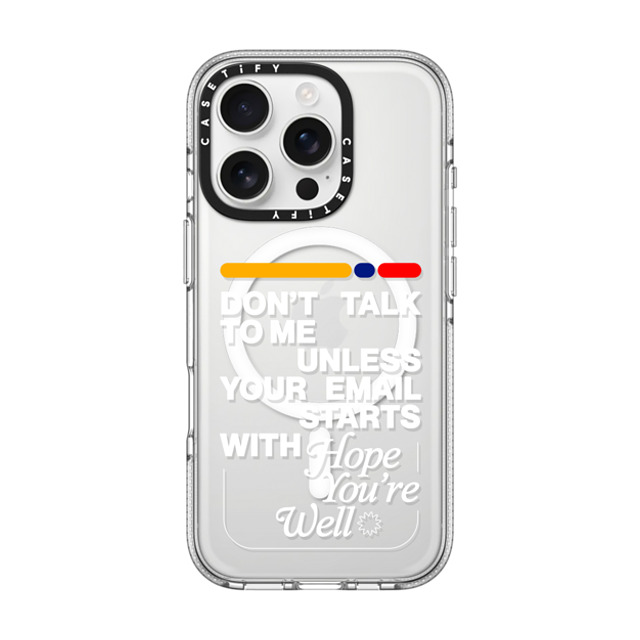 Elliotisacoolguy x CASETiFY iPhone 16 Pro ケース Sticker,Quote クリア クリア ケース MagSafe対応 HOPE YOU'RE WELL Mother's Day Elliotisacoolguy x CASETiFY iPhone 16 Pro ケース Sticker,Quote クリア クリア ケース MagSafe対応 HOPE YOU'RE WELL Mother's Day
