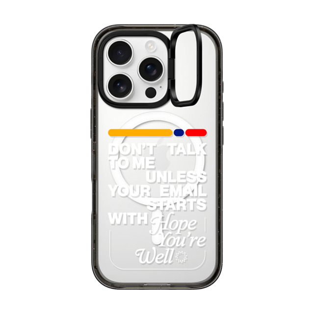 Elliotisacoolguy x CASETiFY iPhone 16 Pro ケース Sticker,Quote ブラック インパクトリングスタンドケース MagSafe対応 HOPE YOU'RE WELL Mother's Day Elliotisacoolguy x CASETiFY iPhone 16 Pro ケース Sticker,Quote ブラック インパクトリングスタンドケース MagSafe対応 HOPE YOU'RE WELL Mother's Day