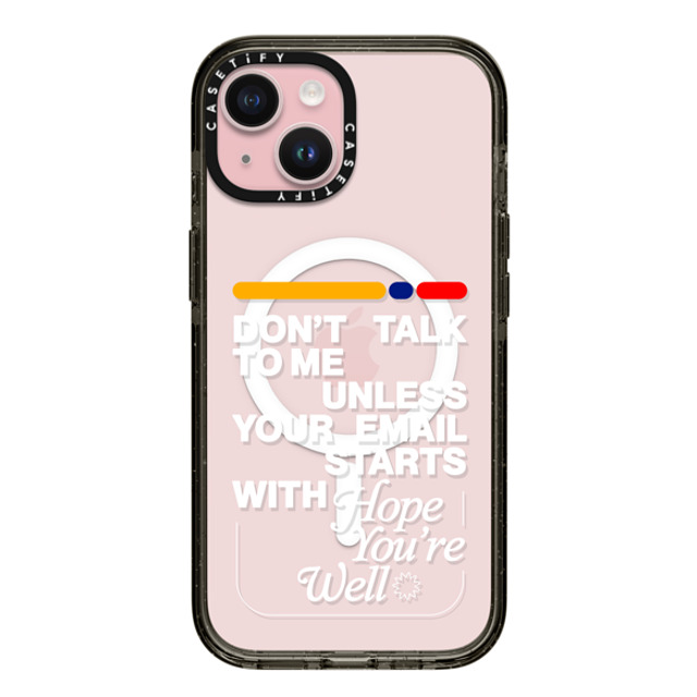 Elliotisacoolguy x CASETiFY iPhone 15 ケース Sticker,Quote ブラック インパクトケース MagSafe対応 HOPE YOU'RE WELL Mother's Day Elliotisacoolguy x CASETiFY iPhone 15 ケース Sticker,Quote ブラック インパクトケース MagSafe対応 HOPE YOU'RE WELL Mother's Day