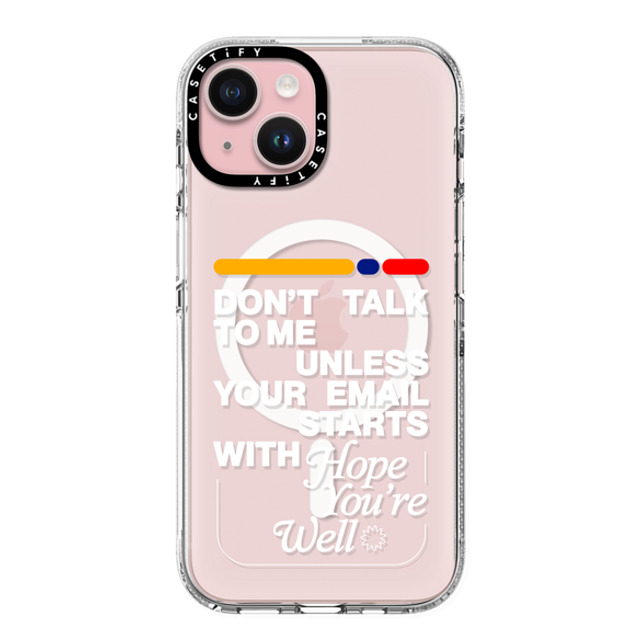 Elliotisacoolguy x CASETiFY iPhone 15 ケース Sticker,Quote クリア クリア ケース MagSafe対応 HOPE YOU'RE WELL Mother's Day Elliotisacoolguy x CASETiFY iPhone 15 ケース Sticker,Quote クリア クリア ケース MagSafe対応 HOPE YOU'RE WELL Mother's Day