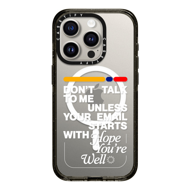 Elliotisacoolguy x CASETiFY iPhone 15 Pro ケース Sticker,Quote ブラック インパクトケース MagSafe対応 HOPE YOU'RE WELL Mother's Day Elliotisacoolguy x CASETiFY iPhone 15 Pro ケース Sticker,Quote ブラック インパクトケース MagSafe対応 HOPE YOU'RE WELL Mother's Day