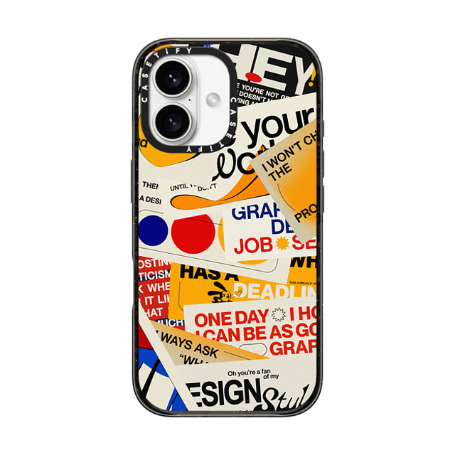 Elliotisacoolguy x CASETiFY iPhone 16 Case Sticker ブラック インパクトケース COLLAGE 2 - Elliot Ulm Mother's Day Elliotisacoolguy x CASETiFY iPhone 16 Case Sticker ブラック インパクトケース COLLAGE 2 - Elliot Ulm Mother's Day