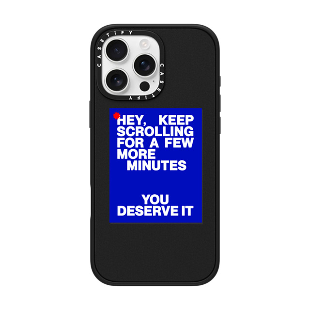 Elliotisacoolguy x CASETiFY iPhone 16 Pro Max ケース Sticker,Quote マットブラック インパクトケース MagSafe対応 KEEP SCROLLING Mother's Day Elliotisacoolguy x CASETiFY iPhone 16 Pro Max ケース Sticker,Quote マットブラック インパクトケース MagSafe対応 KEEP SCROLLING Mother's Day