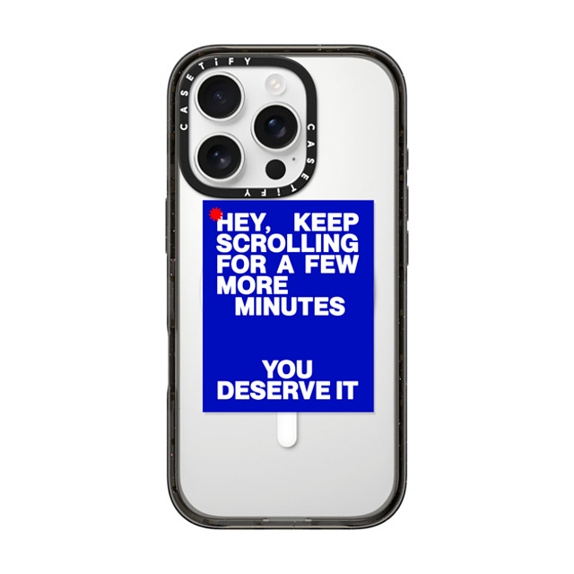 Elliotisacoolguy x CASETiFY iPhone 16 Pro Case Sticker,Quote Black Impact Case MagSafe Compatible KEEP SCROLLING Mother's Day Elliotisacoolguy x CASETiFY iPhone 16 Pro Case Sticker,Quote Black Impact Case MagSafe Compatible KEEP SCROLLING Mother's Day