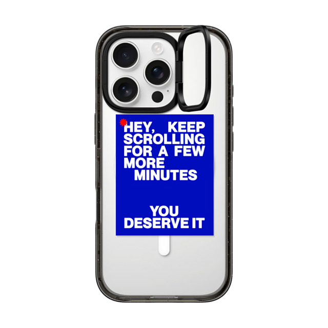 Elliotisacoolguy x CASETiFY iPhone 16 Pro Case Sticker,Quote Black インパクトリングスタンドケース MagSafe対応 KEEP SCROLLING Father's Day Elliotisacoolguy x CASETiFY iPhone 16 Pro Case Sticker,Quote Black インパクトリングスタンドケース MagSafe対応 KEEP SCROLLING Father's Day