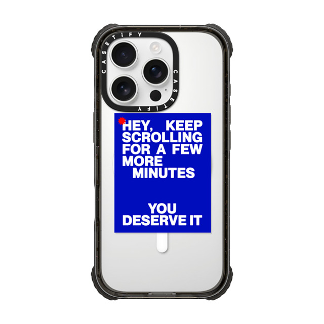 Elliotisacoolguy x CASETiFY iPhone 16 Pro Case Sticker,Quote Black ウルトラ インパクトケース MagSafe 対応 KEEP SCROLLING Mother's Day Elliotisacoolguy x CASETiFY iPhone 16 Pro Case Sticker,Quote Black ウルトラ インパクトケース MagSafe 対応 KEEP SCROLLING Mother's Day