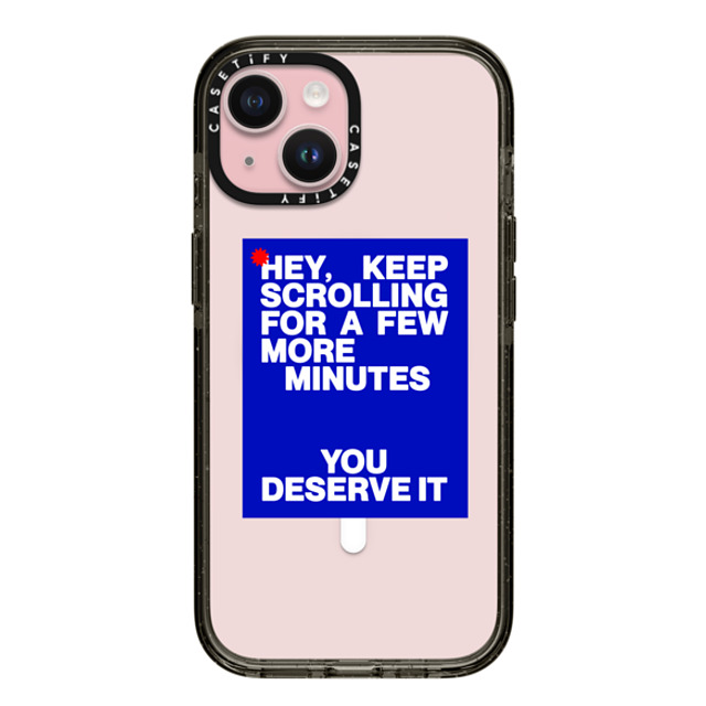 Elliotisacoolguy x CASETiFY iPhone 15 ケース Sticker,Quote ブラック インパクトケース MagSafe対応 KEEP SCROLLING Father's Day Elliotisacoolguy x CASETiFY iPhone 15 ケース Sticker,Quote ブラック インパクトケース MagSafe対応 KEEP SCROLLING Father's Day